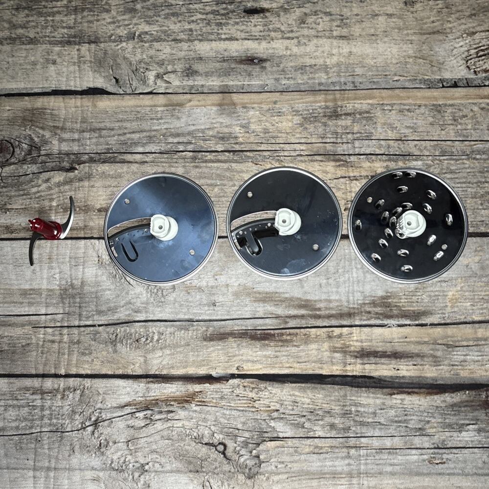 KitchenAid Blade 3 Disc Lot -KFP740 KFP750 KFPW760 KFPM770 + S Blade